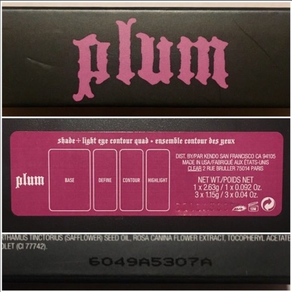 🖤NEW Kat Von D Shade + Light Eye Quad - Plum💜 - Picture 7 of 8